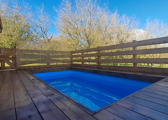 Au Calme Avec Piscine Hivernale Chauffee シャレー Beauregard-de-Terrasson